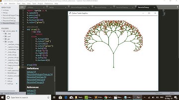 Python Turtle Graphics Recursive Binary Tree