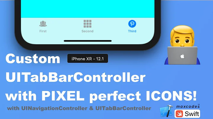 How to make a Custom UITabBarController with sized icons that aren’t too big in Swift 4.2 & Xcode 10