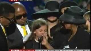 [PL] Paris Jackson on Michael Jackson Memorial. ' Daddy has been the best father'