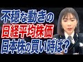 【日経平均】◯◯円台まで下がった時が日本株の買い時?今後、急落する可能性はどれくらいか。