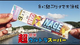 【釣り技】２本針だけで堤防から色々な魚がわんさか釣れる方法(404話目)