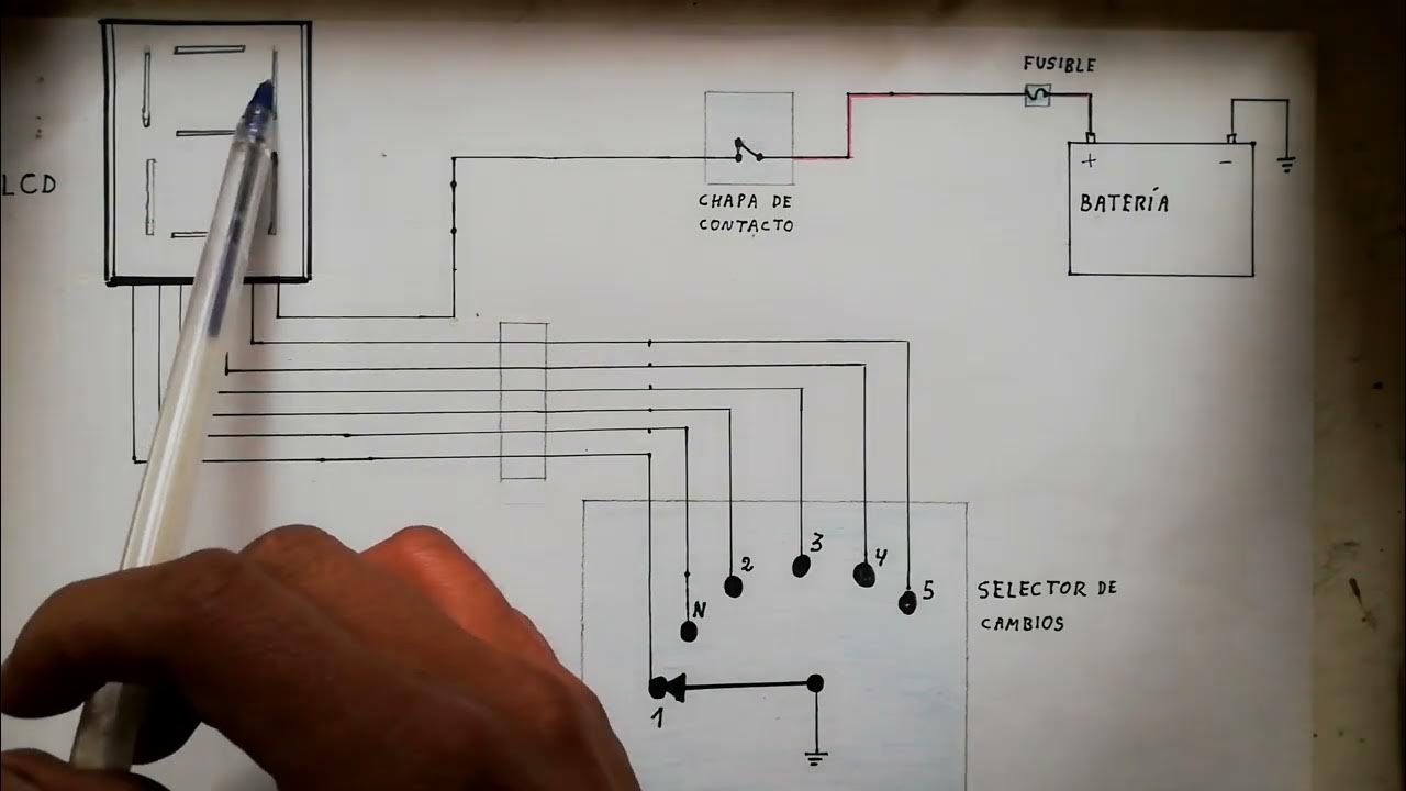 Indicador de marchas de la moto | Funcionamiento, diagrama - YouTube
