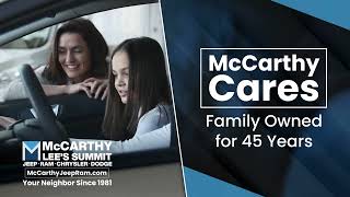 At McCarthy Lee's Summit Jeep Ram Chrysler Dodge...