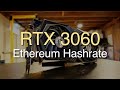 RTX 3060 50 MH/s Ethereum Hashrate
