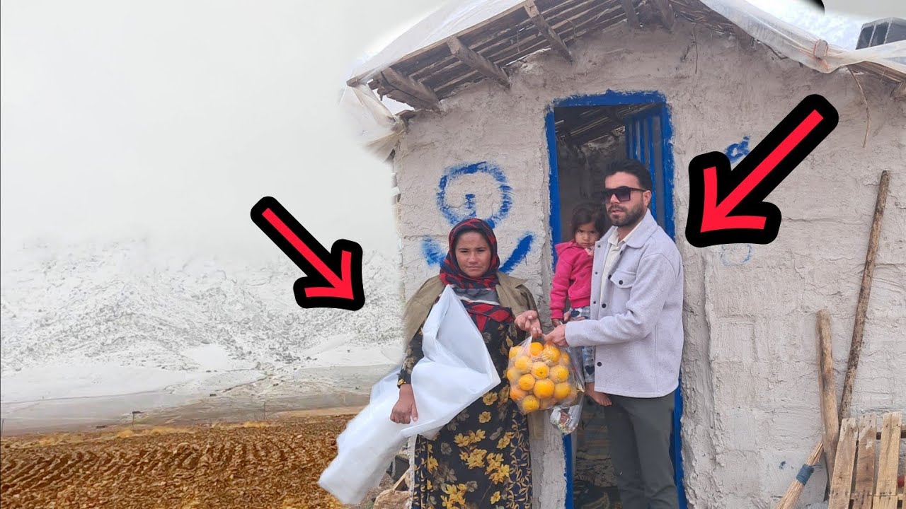 Saving a tribal woman from a severe winter storm