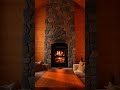 Warm Fireplace Escape 🔥 #FireplaceVibes #CozyCabin #UrbanTile #WinterMood #RelaxScene