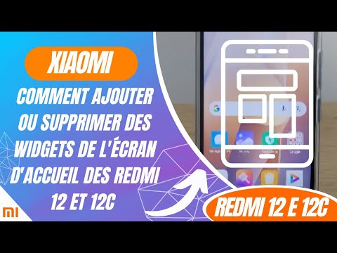 Comment ajouter ou supprimer des widgets de l'écran d'accueil des Redmi 12 et 12C - Étape par étape