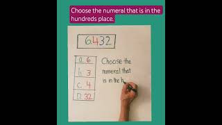 Math: Choose the numeral that is in the hundreds place #grade level 2nd