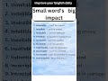 Small words, BIG impact 💥Upgrade your English in seconds ✨#EnglishTips #LearnEnglish #VocabularyBoos