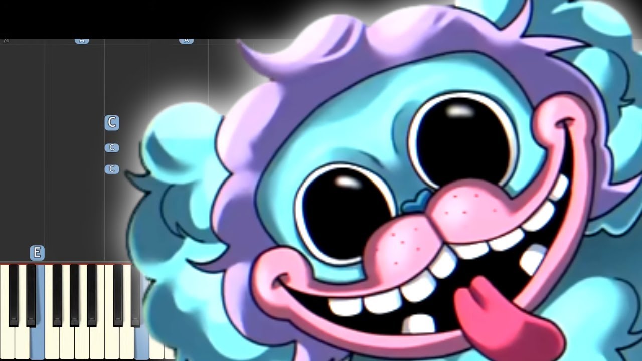 Pain - Piano Tutorial - Jake Daniels - PJ Pug-a-Pillar Animation (I'm Playing Train Now)