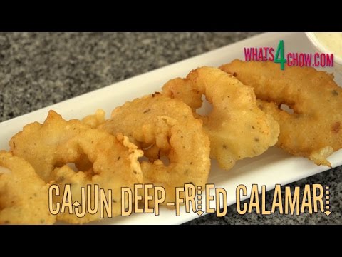 Deep Fried Cajun Calamari Rings. How to Make Crispy Deep-Fried Cajun Calamari.