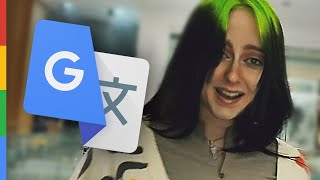 THEREFORE I AM (Billie Eilish)  (Google Übersetzt) - PARODIE