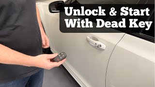2011 - 2023 Chrysler 300 - How to Unlock, Open & Start With Dead Battery Remote Key Fob Battery