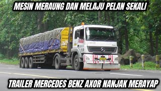 Tronton Fuso Truk Hino FAW Isuzu Giga Trailer Meercedes Benz Axor Muatan Semen Nanjak Merayap