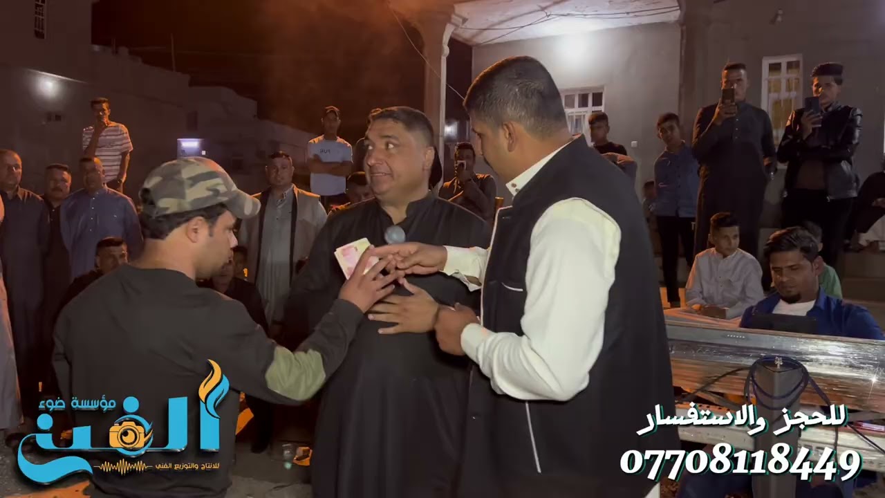 ازهيري وعتابة الفنان الكبير مروان السبعاوي والعازف عبود الاسمر حفلة زواج حمودي اسماعيل الطعمه