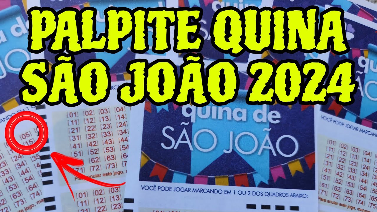 PALPITE PARA QUINA DE SÃO JOÃO 2024 - NÚMEROS QUE MAIS SAEM NA QUINA DE ...