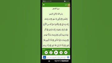 #سورة الضحى ( الشيخ سعد الغامدي ) ( 93 )