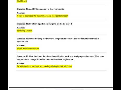 MCDONALDS SERVSAFE TESTActual Qs and Ans Expert-Verified Explanation -Guaranteed passing score