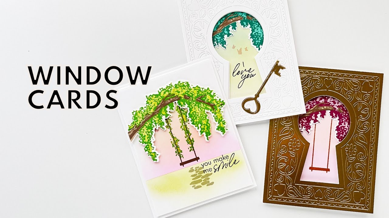 Window Cards With A Unique Twist! Hero Arts My Monthly Hero January 2022