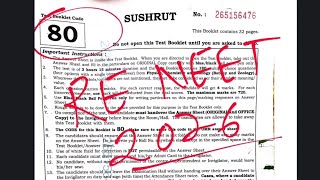 RE NEET 2026 paper Code 80 Answer key with Question Paper #reneet2026 #neetanswerkey