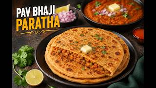 Pav bhaji Paratha I पाव भाजी परांठा रेसिपी I Paratha Recipe-HomemadebyNisha
