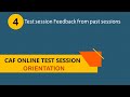 Video 4 Test session Feedback from past sessions