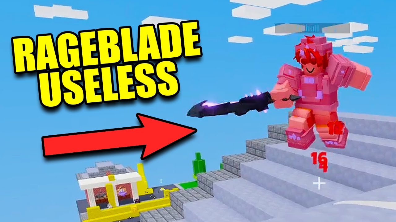 How to one tap a Rageblade Player 😂 Roblox Bedwars - YouTube
