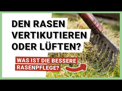 Video: Rasen lüften - Informationen zum Lüften eines Rasens