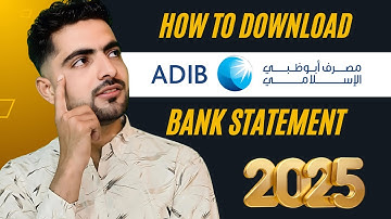 How to Download ADIB Bank Statement in 2025 | Step-by-Step via ADIB Mobile App