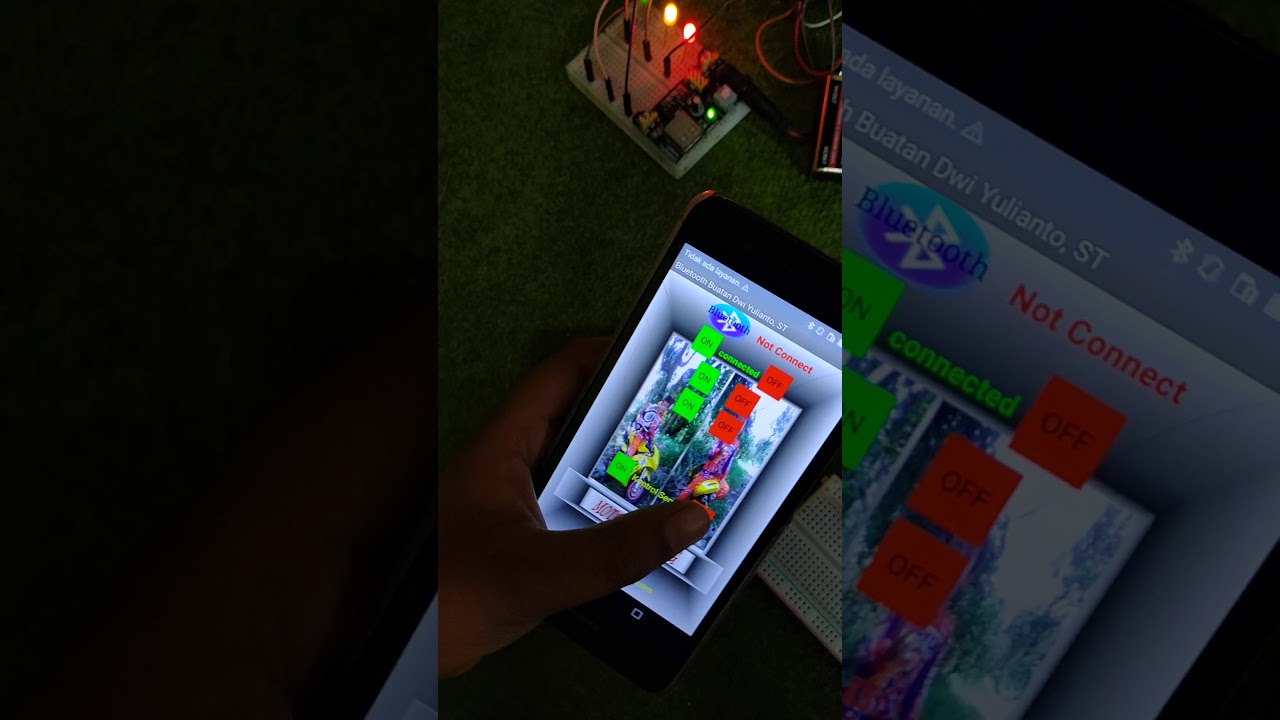 Kontrol Relay model Touch Screenn