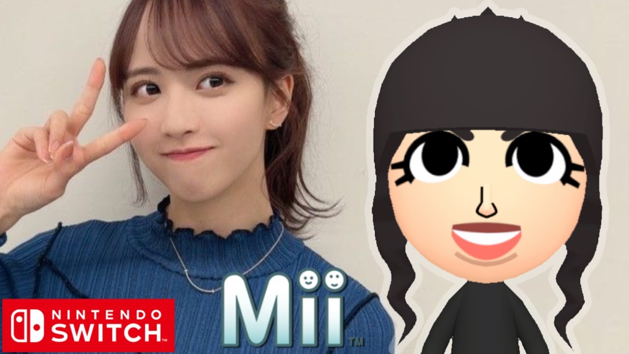 乃木坂46】佐藤楓 Mii作り方【Nintendo Switch】 - YouTube