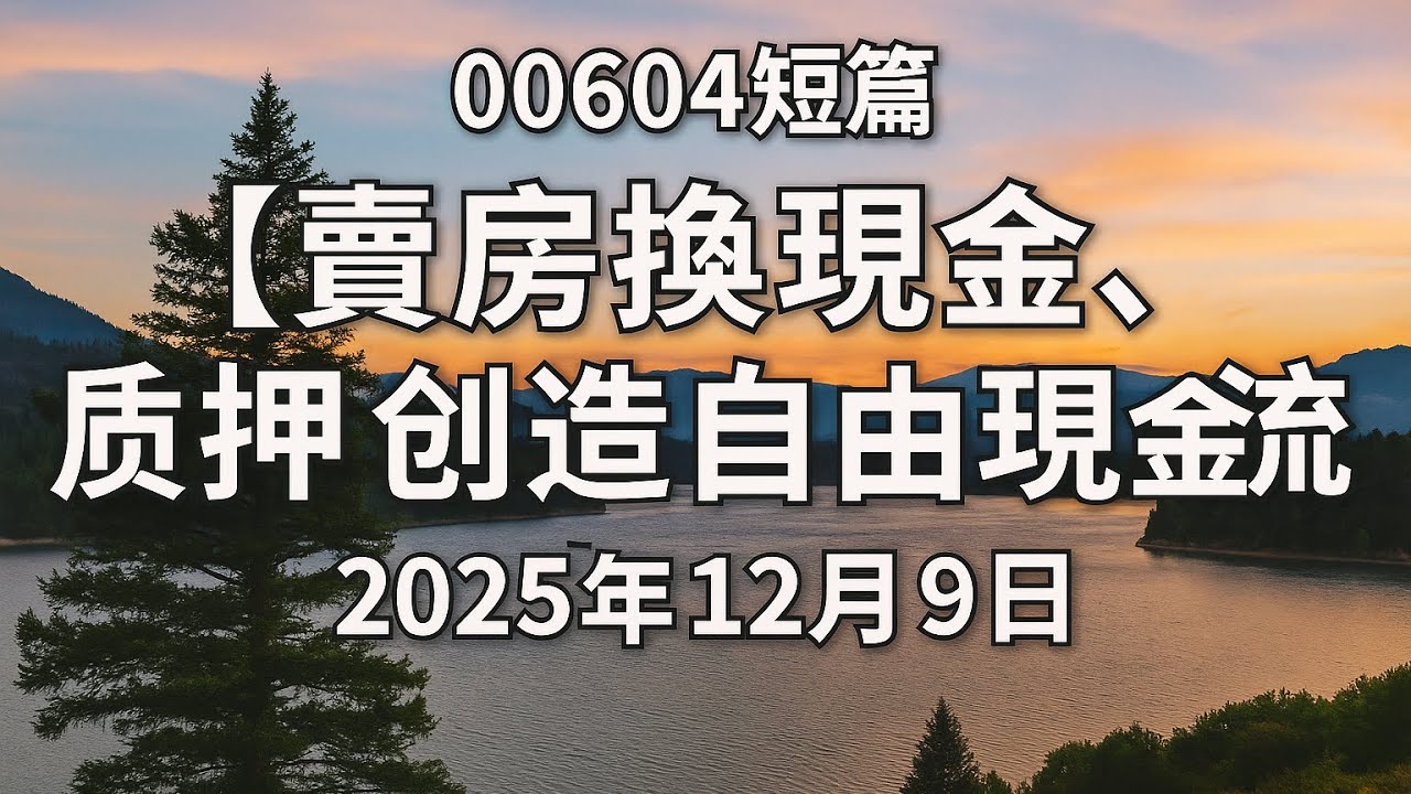 00604短篇【賣房換現金，質押創造自由現金流】2025年12月9日