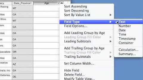 FileMaker Quick Reports