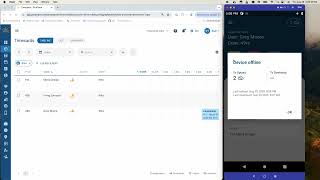 PickTrace mobile app foreground service usage