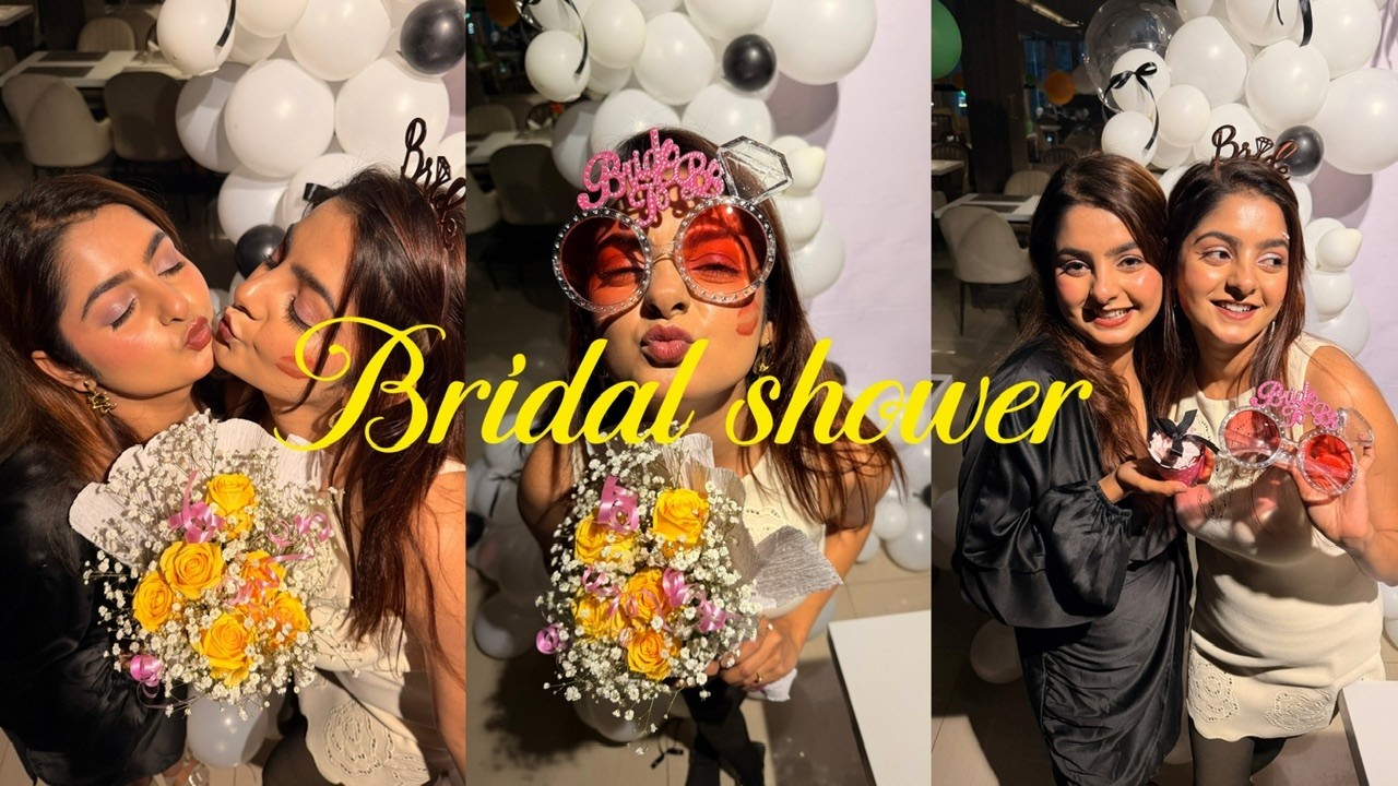 Bridal Shower throw korlam Rinir jonno ami r Tanaya mile 🤍👰🏻‍♀️💍✨