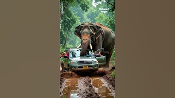 "Epic Wildlife Encounter: Giant Python Attacks Majestic Elephant" #tiger #zoo #elephant #animals