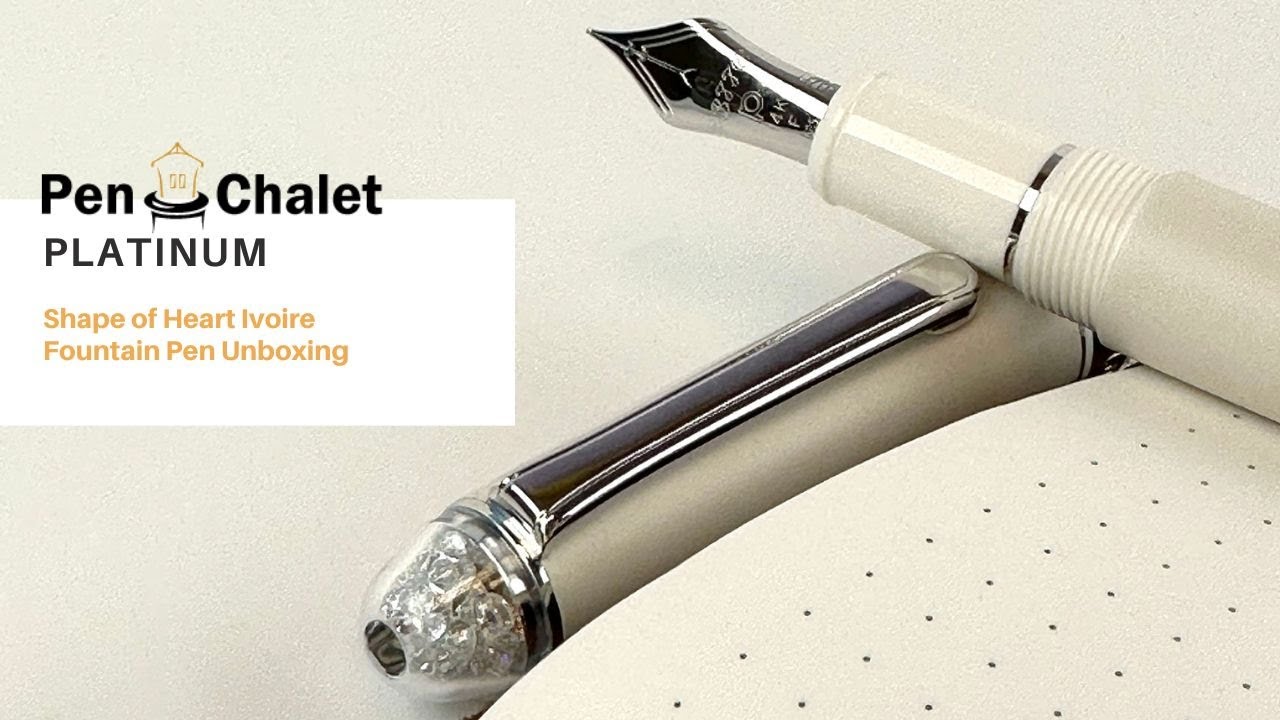 Platinum Limited Edition 3776 Shape of a Heart Fountain Pens