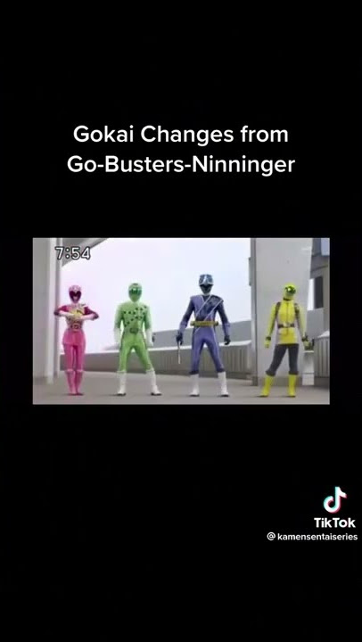 Gokaiger changes from go busters- ninninger
