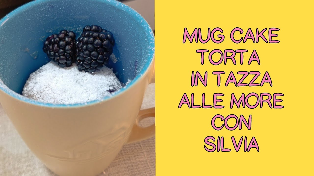MUG CAKE - TORTA IN TAZZA ALLE MORE
