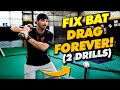 HOW TO FIX BAT DRAG!  (Hitting Drills with The @Baseball Doctor)