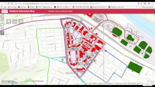 GEOS 410 Final Project - Zeke & The Girls | Radford University Interactive Campus Map
