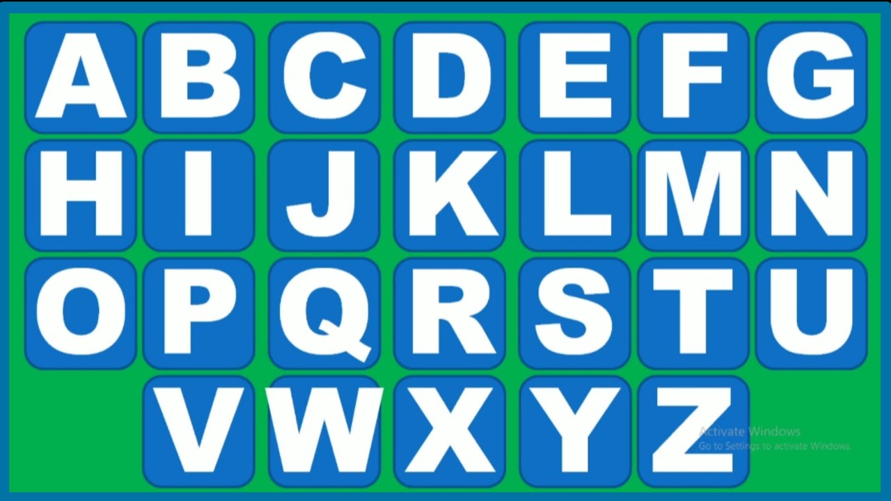 Capital Alphabet Capital Letter A B C D E F G H I J K L M N O P Q R S