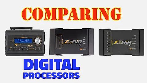 Digital processors PX2R, X4 AIR and X8 AIR.