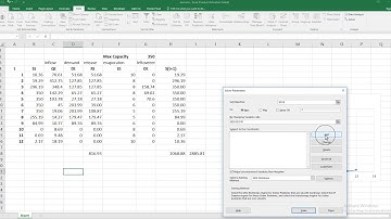 Reservoir optimal operating policy excel solver