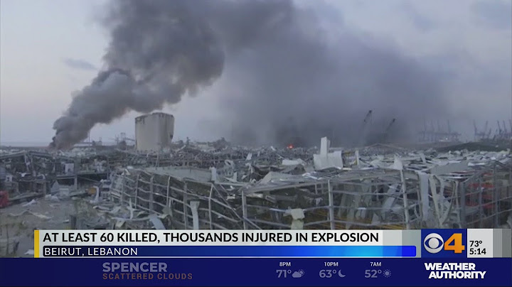 At least 60 killed, thousands injured in Lebanon explosion