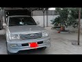 مخزن تويوتا لاندكروزر صالون 2002 Toyota Land Cruiser GXR التفاصيل في الفيديو مع رقم البائع 
