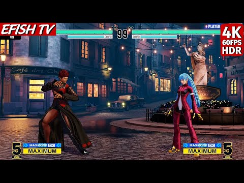Vice vs Kula Diamond (Hardest AI) - KOF XV