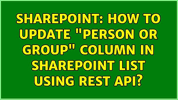 Sharepoint: How to update "Person or Group" column in SharePoint List using REST API?