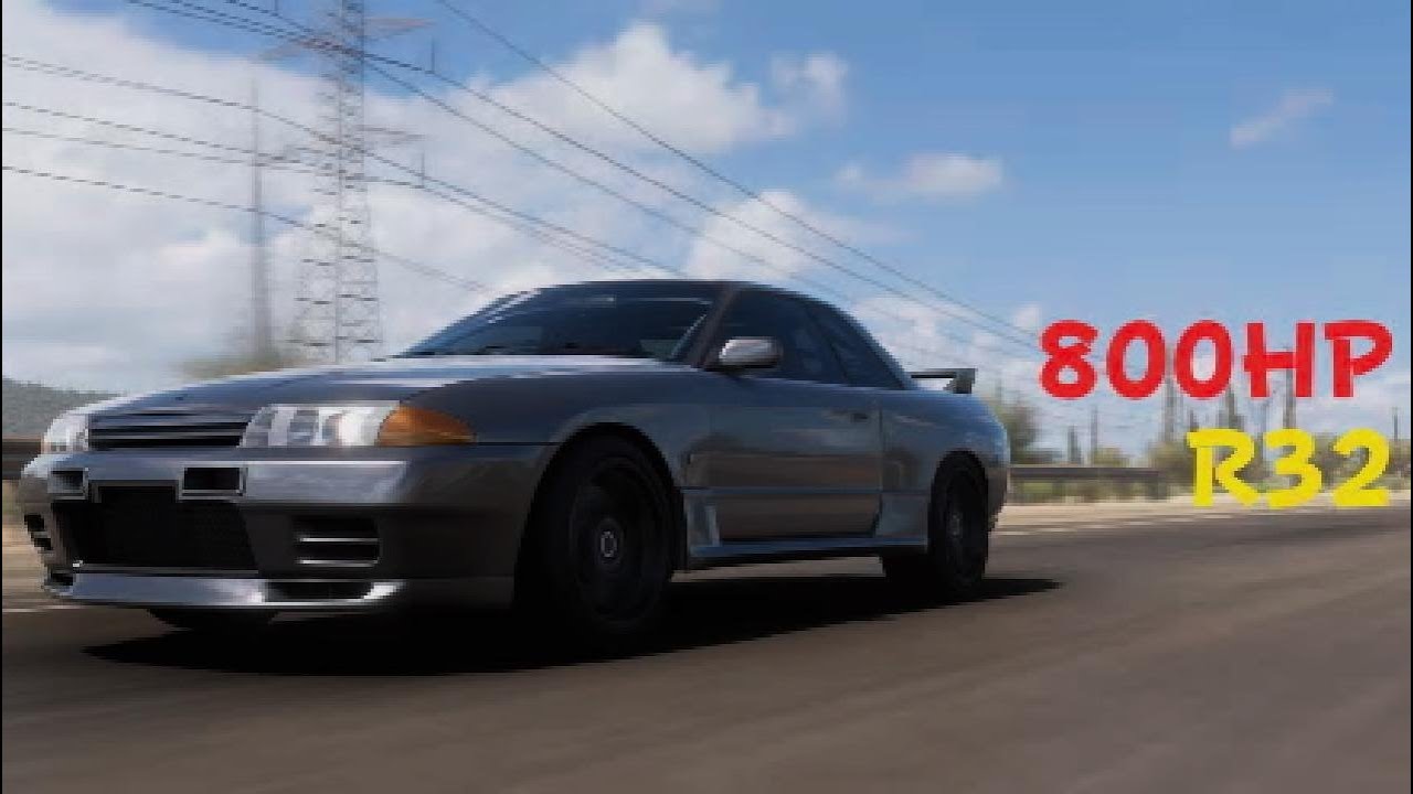 TEST DRIVE 800HP R32 SKYLINE FH5 (PS5 60fps) - YouTube