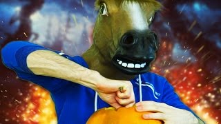JACKIE BOY LANTERNS! | Carving Pumpkins(Jackieboy carves a Jack O'Lantern! IT
